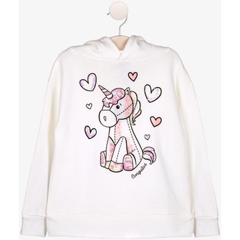 Conguitos Jersey Sudadera Blanca Con Capucha De Niña Unicornio