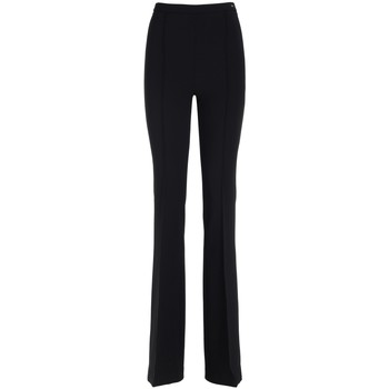 Elisabetta Franchi Pantalón fluido Pantalón negro campana