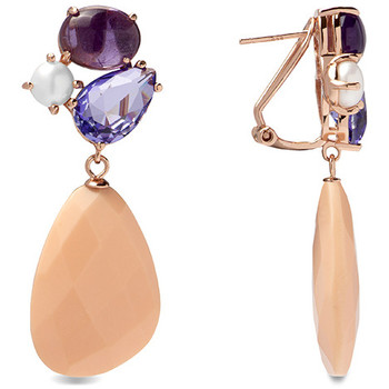 Luxenter Joyas Pendientes Nasais Con Baño Oro Rosa De 18 Quilates