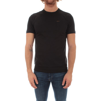 Sun68 Tops y Camisetas T-SHIRT SOLID POCKET S/S 11