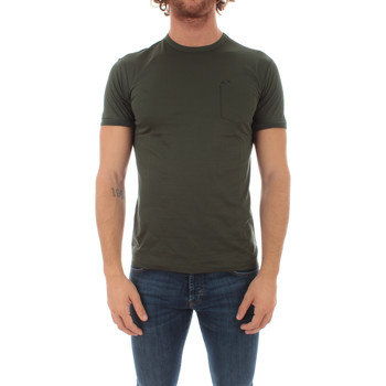 Sun68 Tops y Camisetas T-SHIRT SOLID POCKET S/S 74