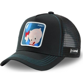 Capslab Gorra GORRA NEGRA PORKY BORDADO FRENTE VISERA CURVA