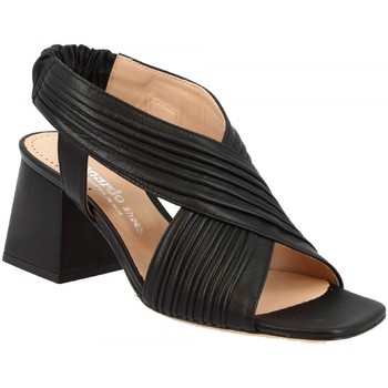 Leonardo Shoes Sandalias 5224 GLAMOUR NERO