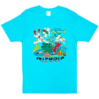 Ripndip Camiseta CAMISETA TURQUESA UNDER THE SEA TEE