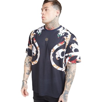 Siksilk Camiseta CAMISETA MANGA CORTA OVERSIZE ESTAMPADO FLORES