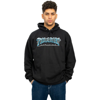 Thrasher Jersey SUDADERA NEGRA BLACK ICE HOOD