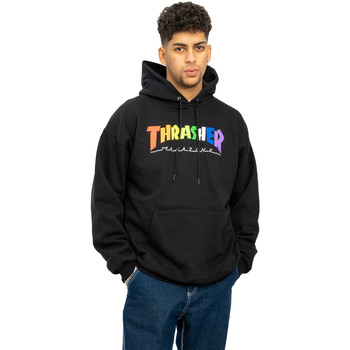 Thrasher Jersey SUDADERA NEGRA RAINBOW HOOD