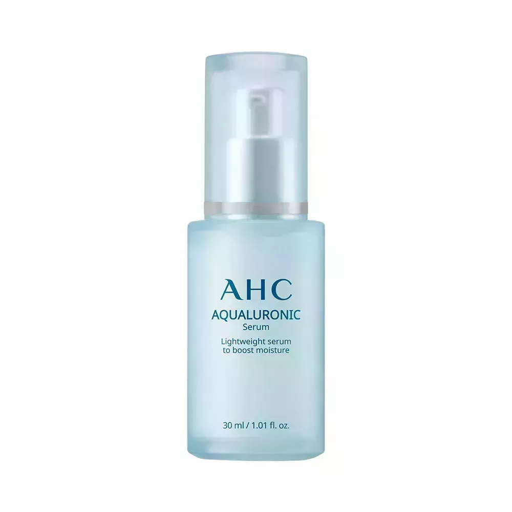 AHC Aqualuronic Serum on white background