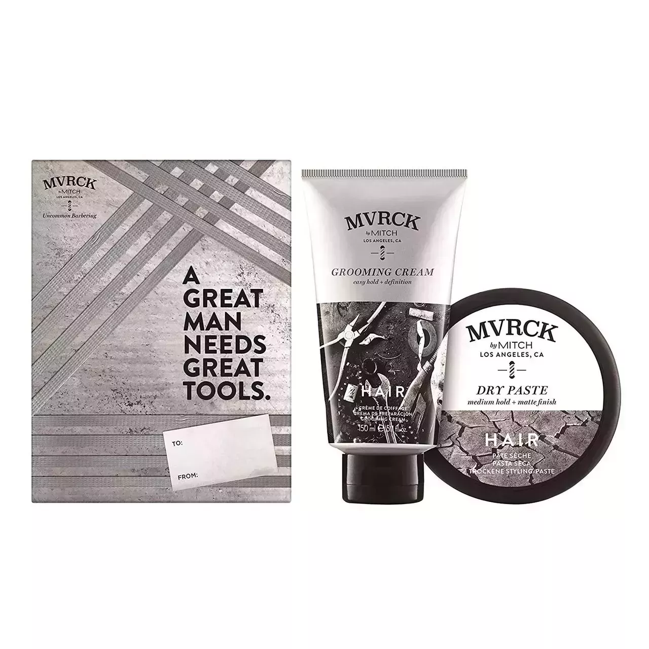 MVRCK by Mitch Grooming Cream Gift Set on white background