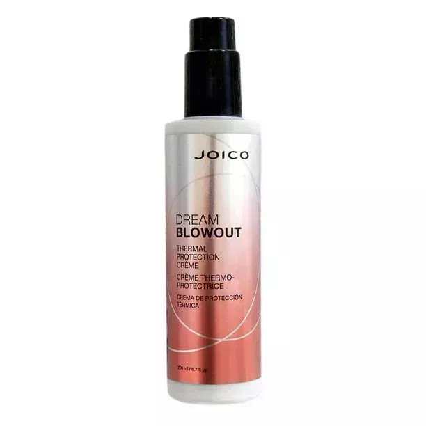 bottle of Joico Dream Blowout Thermal Protection Creme on a white background