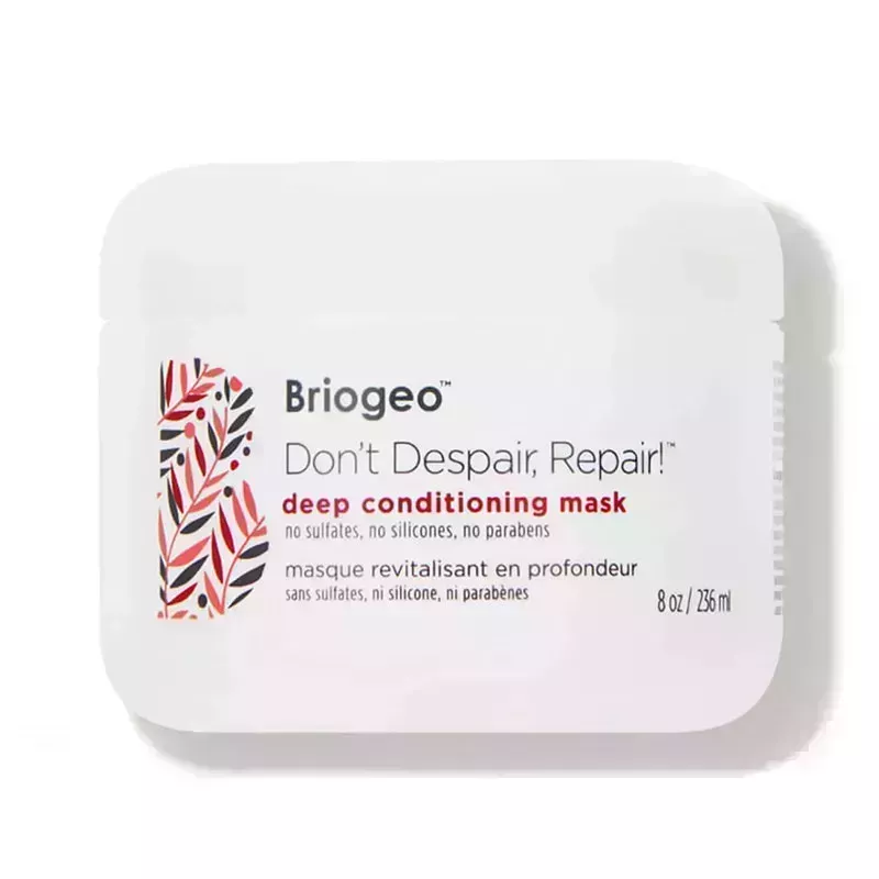 A tub of the Briogeo Don't Despair, Repair! Deep Conditioning Mask on a white background