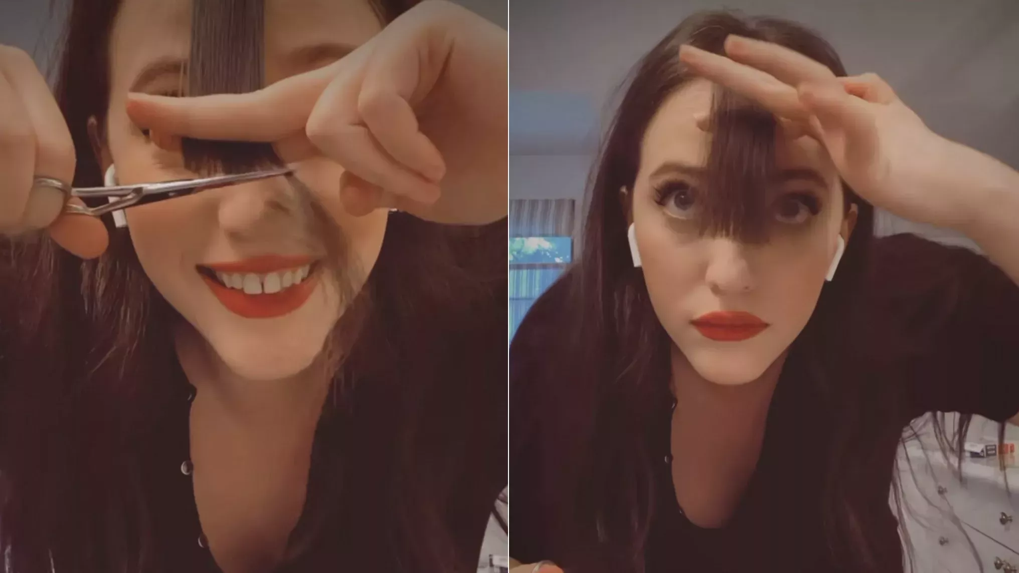 Kat Dennings se cortó su propio flequillo y quiere saber qué opinas