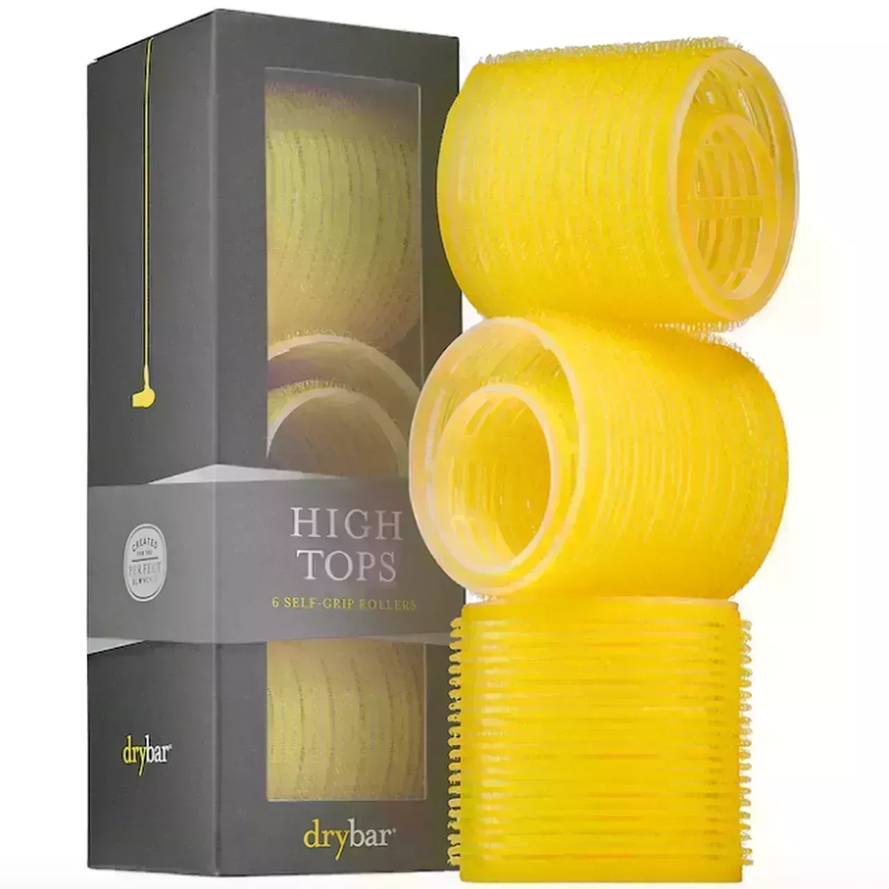 Pack of drybar self-grip rollers