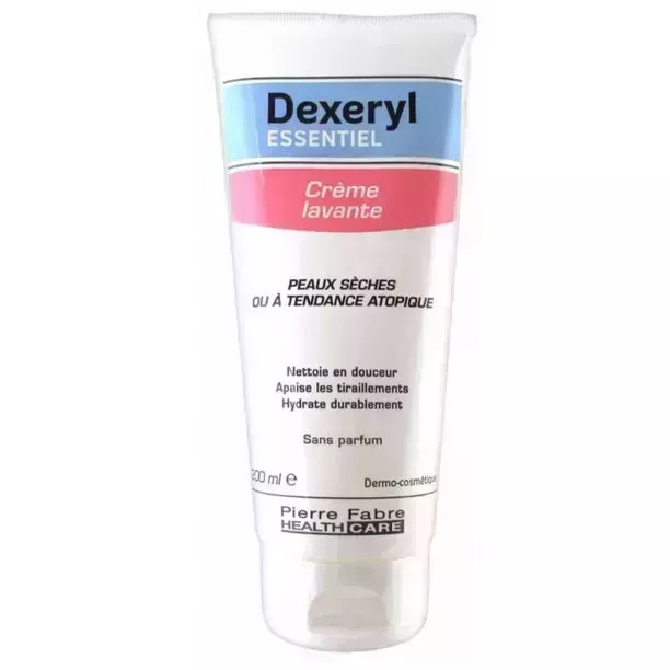 tube of dexeryl creme lavante on a white background