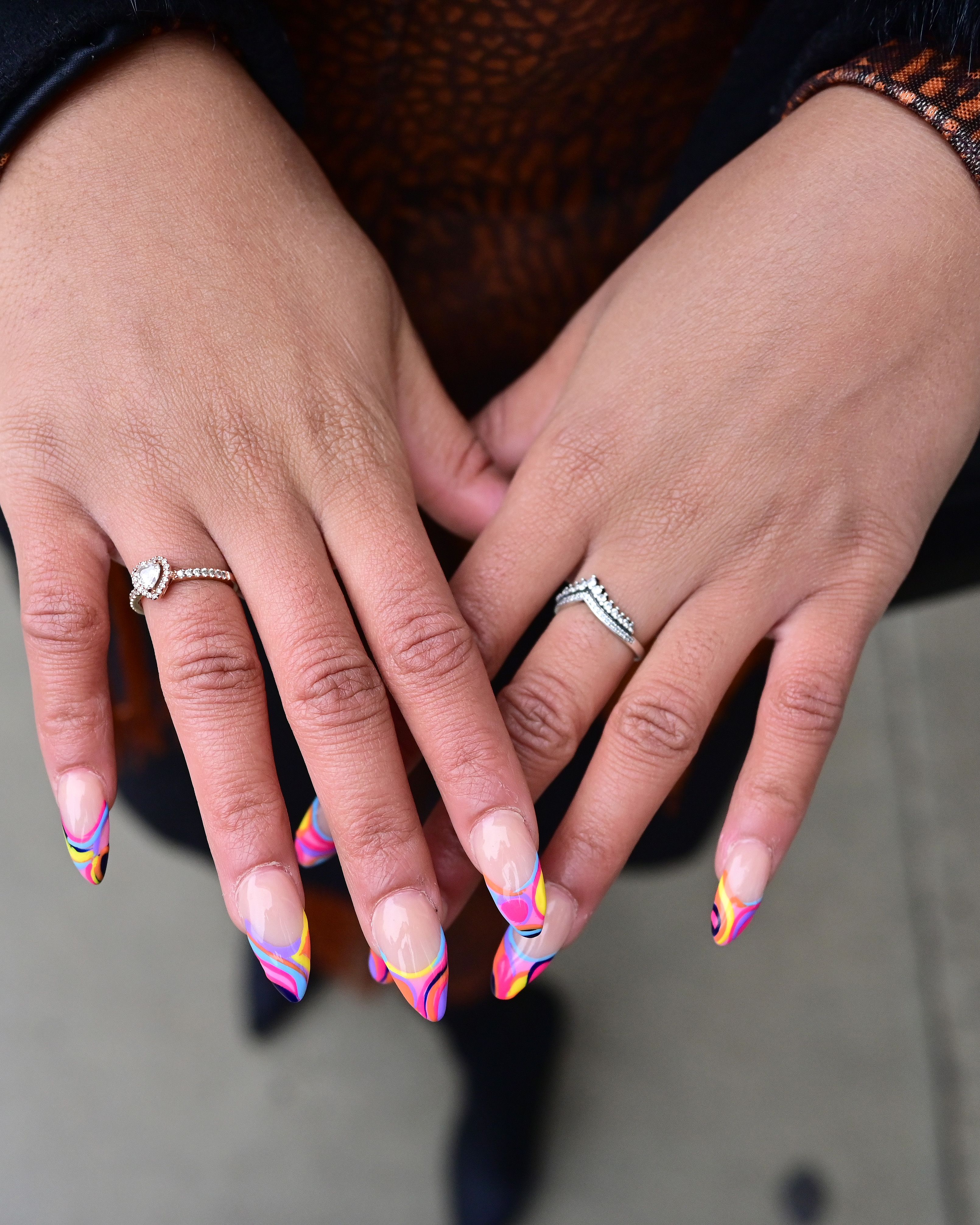 27 Diseños de uñas de almendra que demuestran que es la forma superior ...