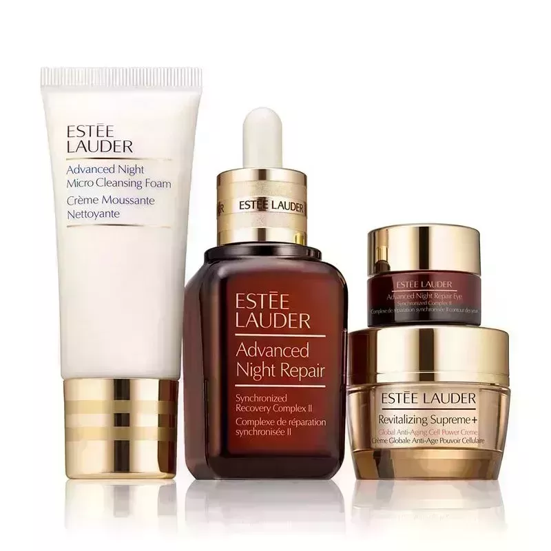 Estée Lauder Radiant Skin Repair + Renew Set on white background