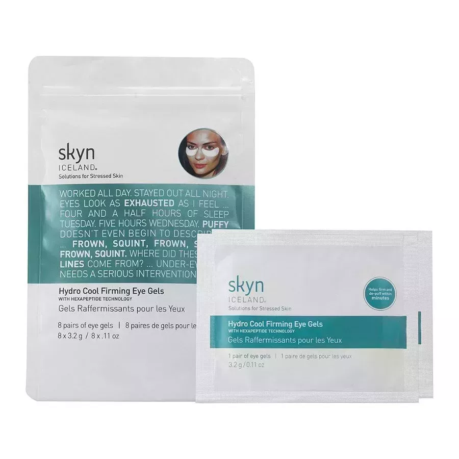 Skyn Iceland Hydro Cool Firming Eye Gels on white background