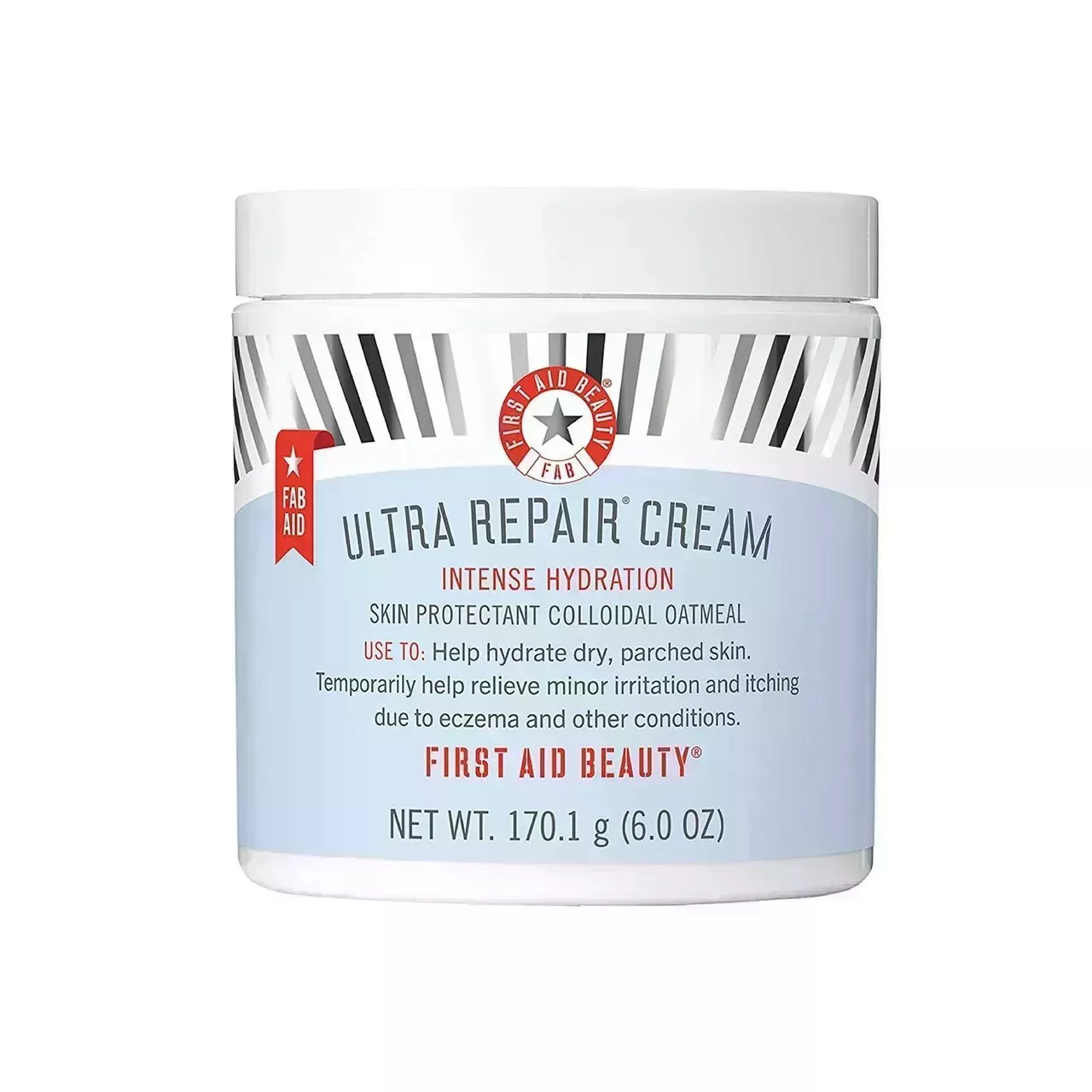 First Aid Beauty Ultra Repair Cream on white background