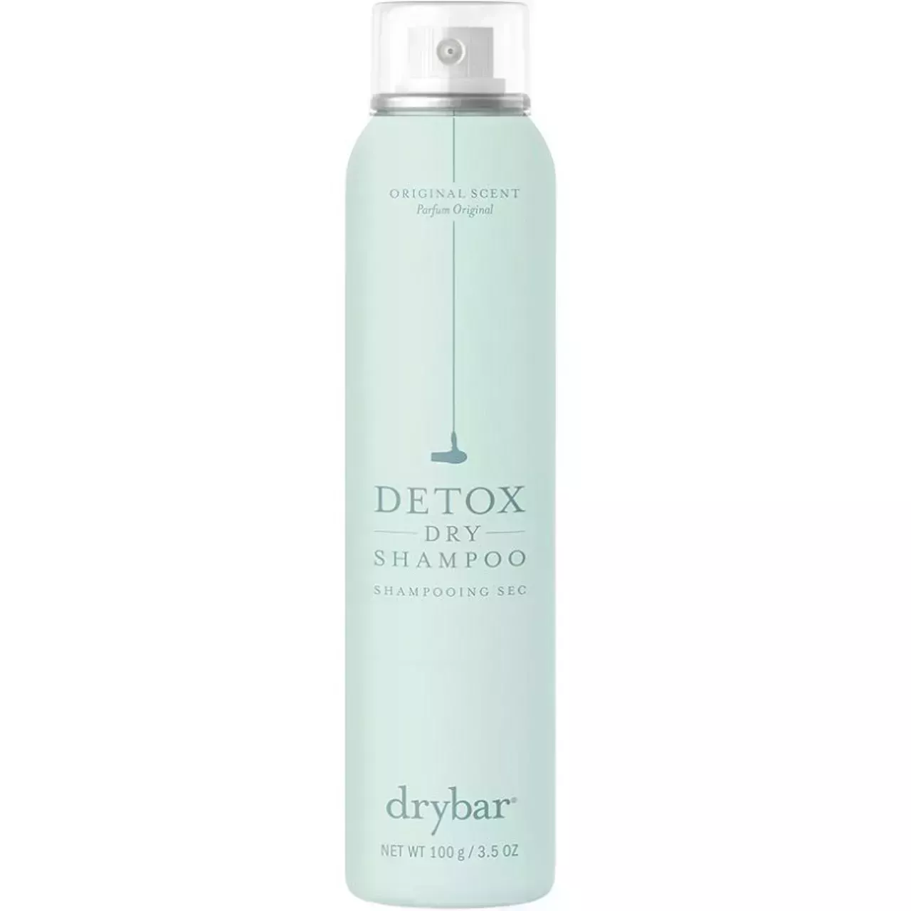 Drybar Detox Dry Shampoo on white background