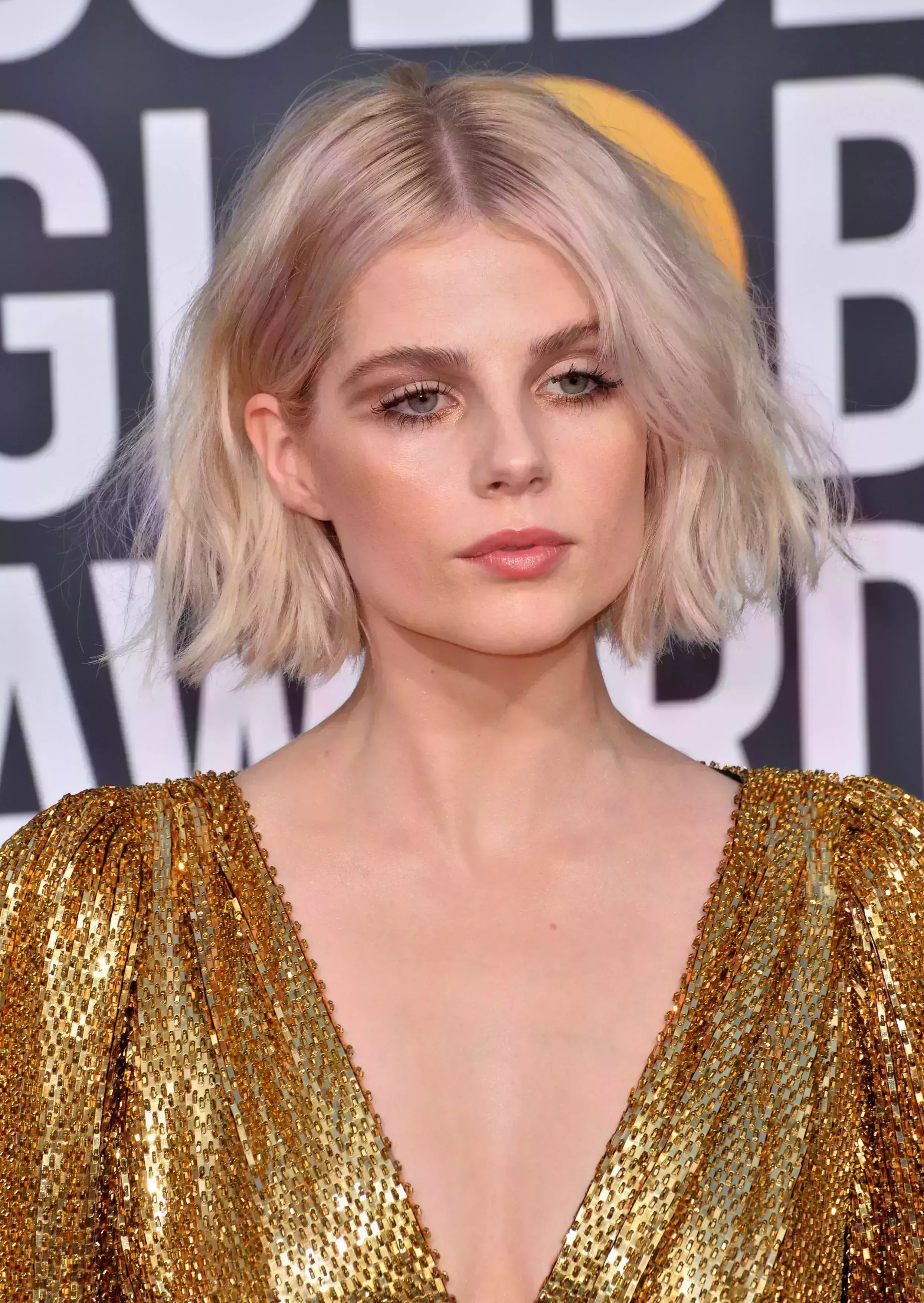 Lucy Boynton’s Textured Wolf Cut