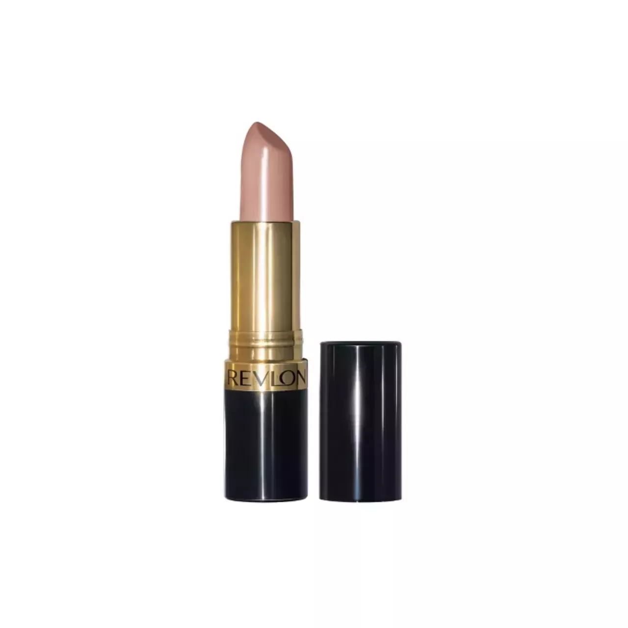 uncapped Revlon Super Lustrous Créme in beige Bare It All on white background