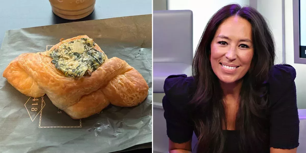 Probé un croissant salado en Magnolia Press, de Chip y Joanna Gaines, e hizo que mi viaje a Texas valiera la pena