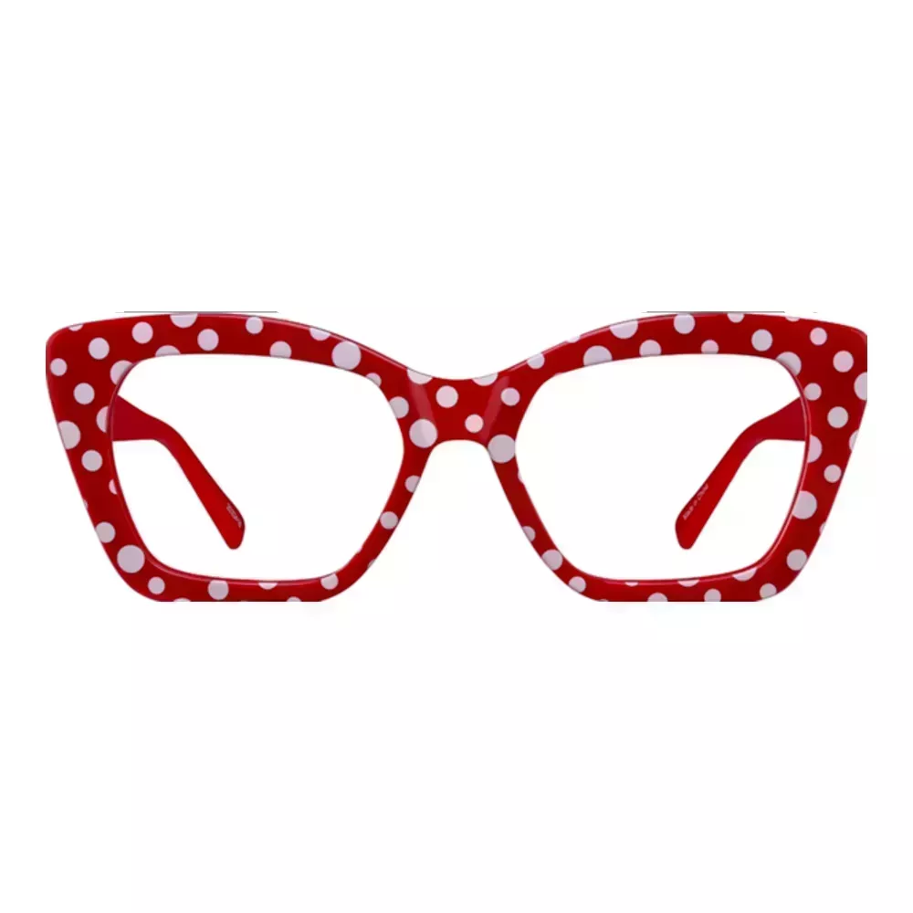 Zenni Optical Cat Eye Glasses on white background 