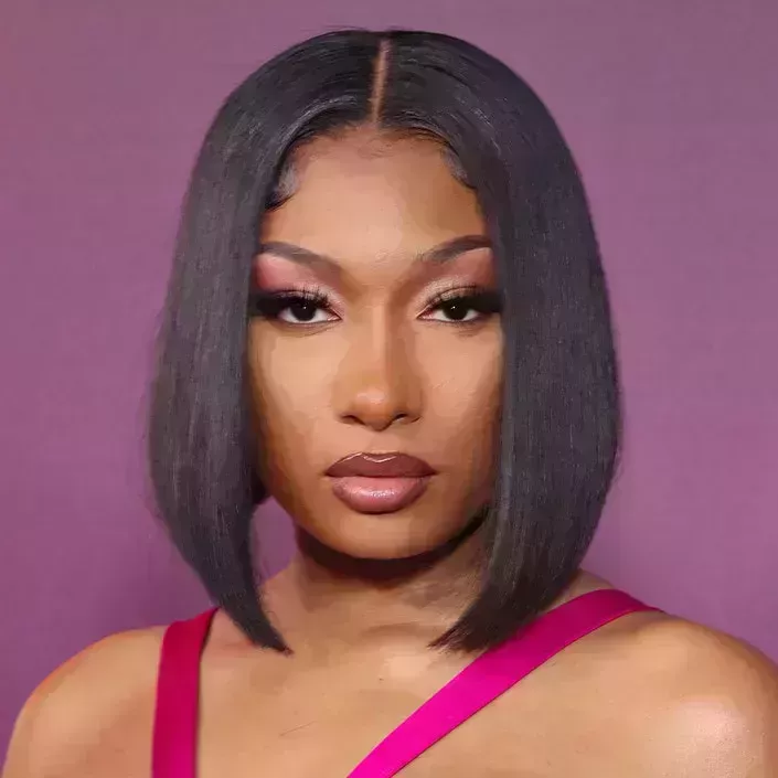 megan thee stallion curtain bangs