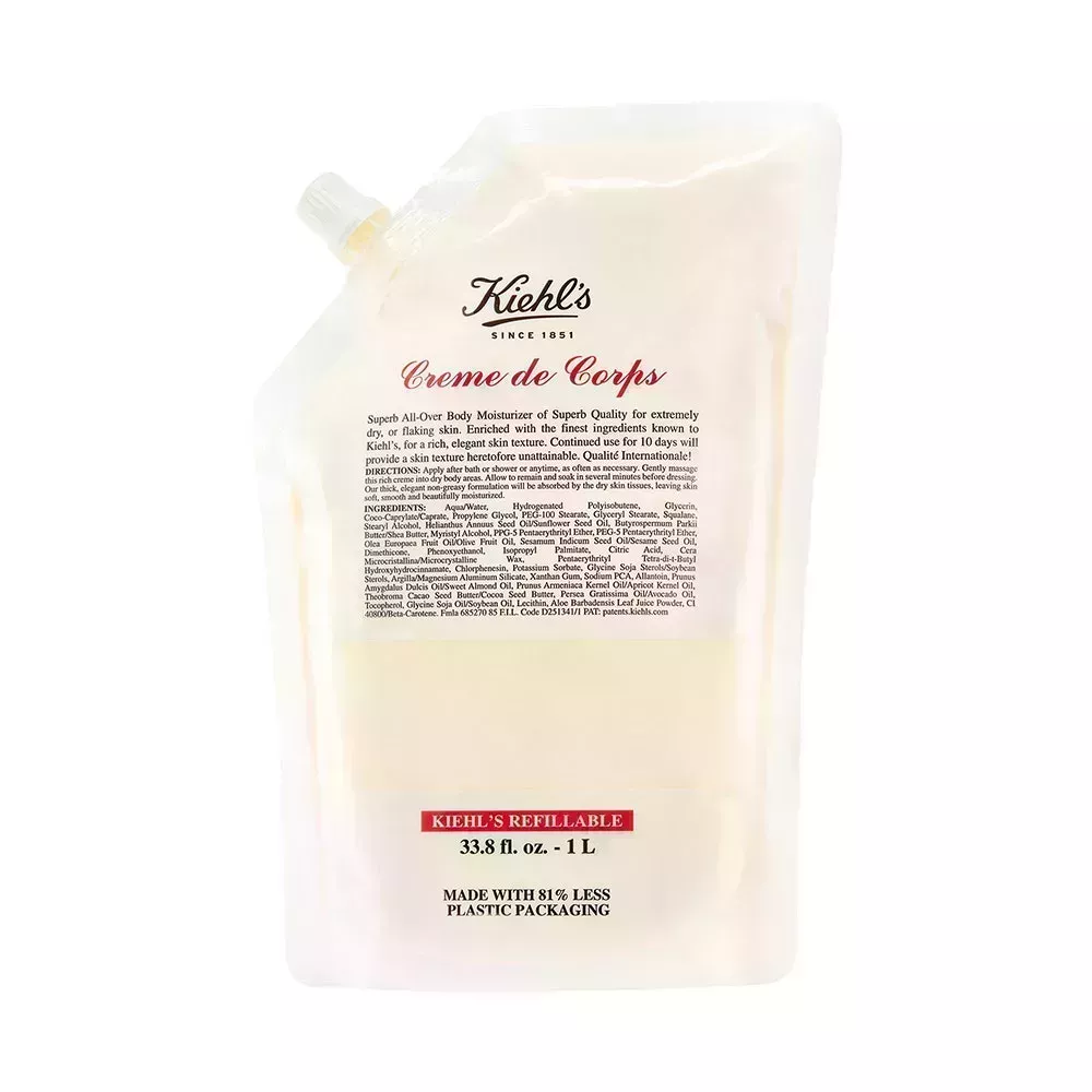 Kiehl's Since 1851 CRÈME DE CORPS Refill on white background