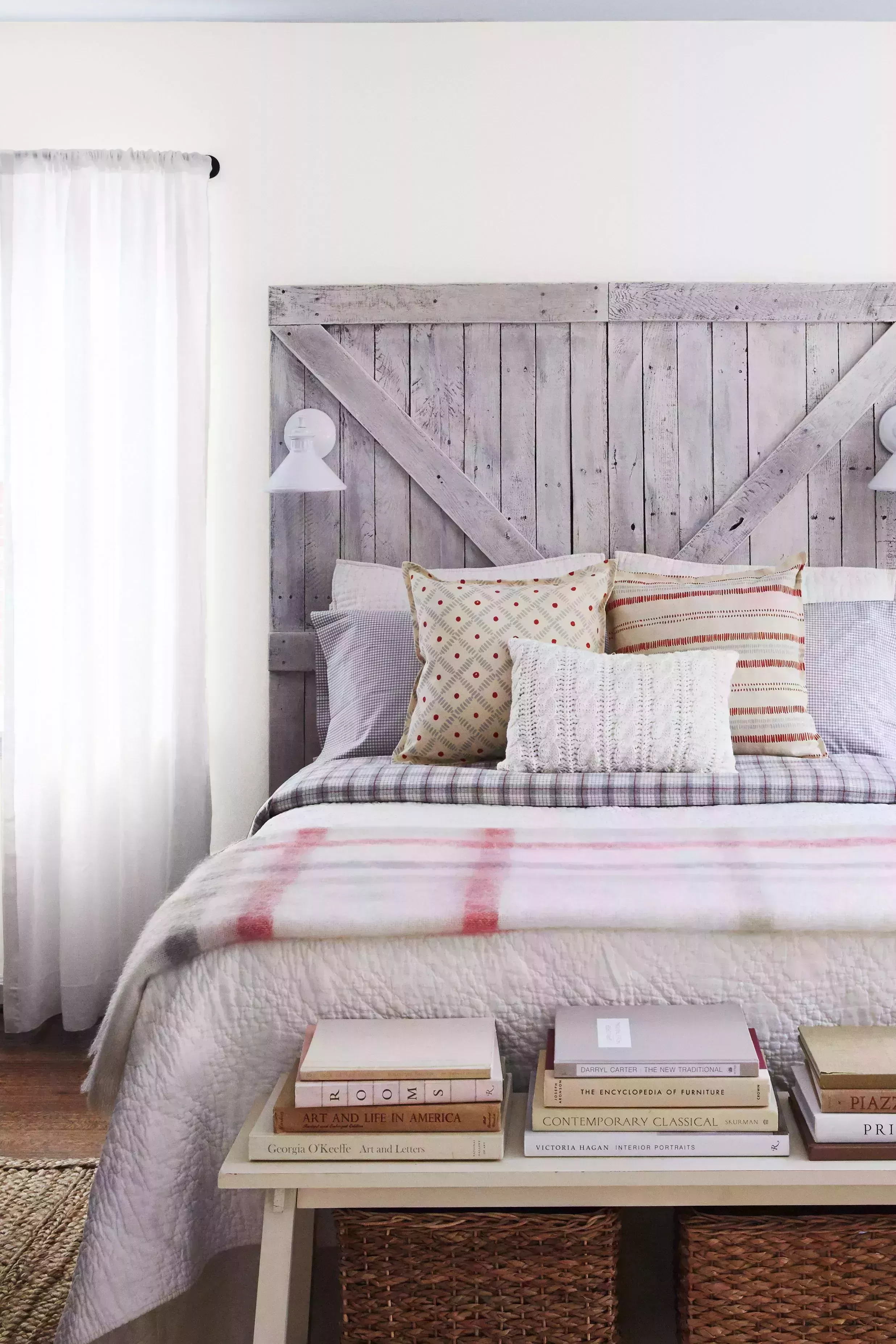 diy headboard ideas barn door