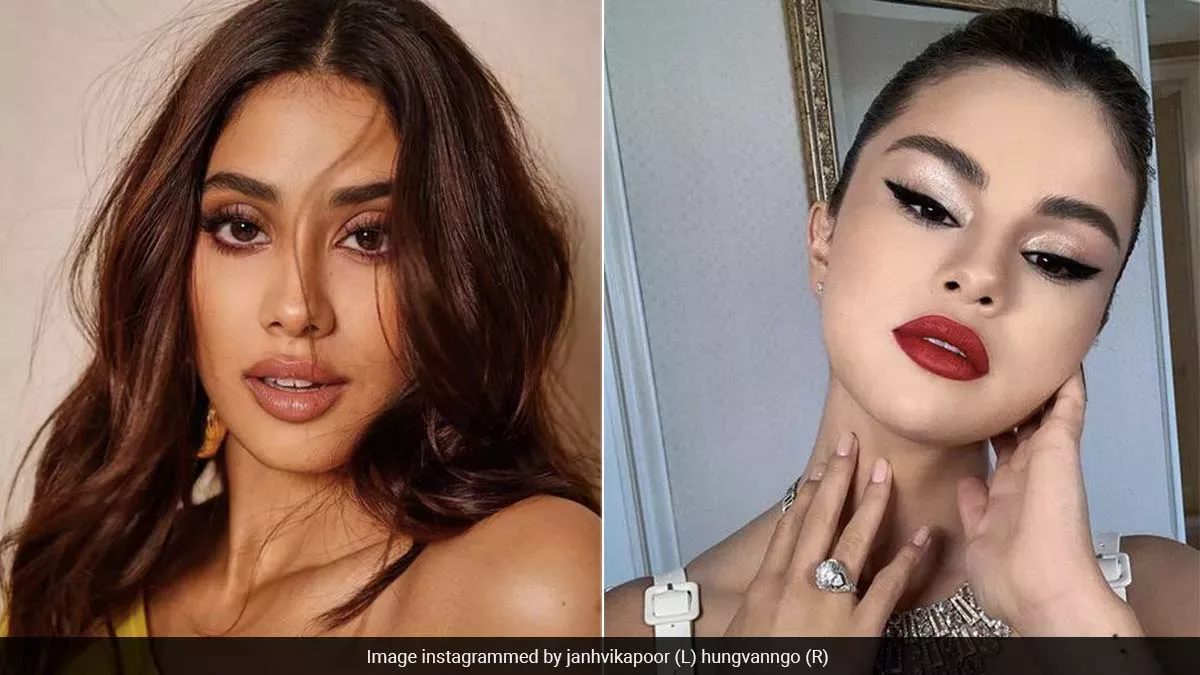 De Selena Gomez a Janhvi Kapoor, estas famosas nos dan la mayor inspiración de maquillaje para la Navidad de 2022