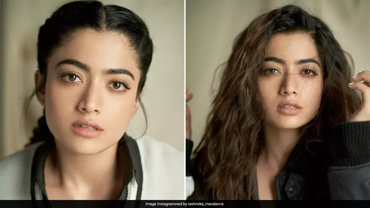 El maquillaje de Rashmika Mandanna es minimalista pero perfecto para los días templados de invierno