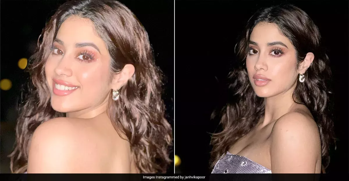 Los ojos bronceados y los labios brillantes de Janhvi Kapoor marcan la pauta desde las Maldivas