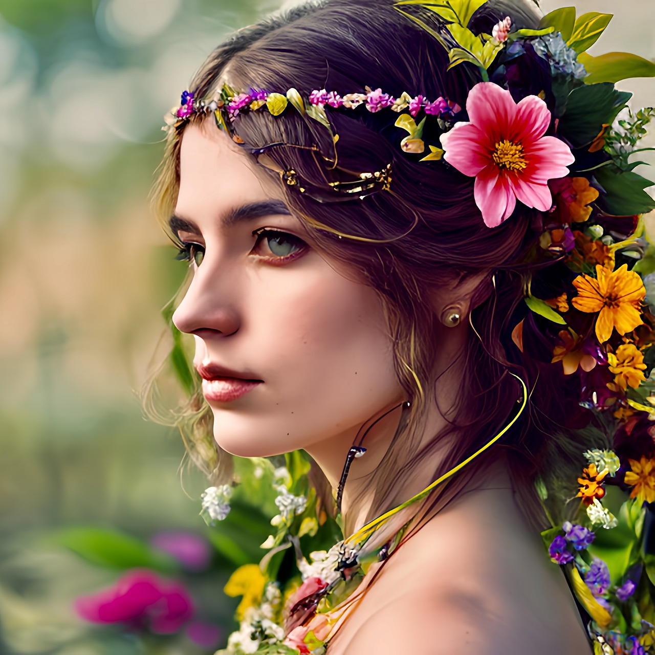 ¿Cómo se llaman las flores para el cabello?