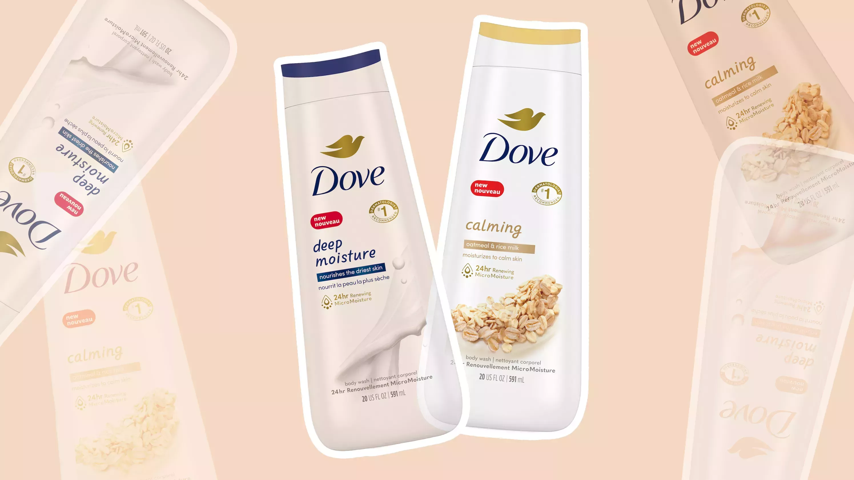 Dove Body Wash se renueva por primera vez en 17 años