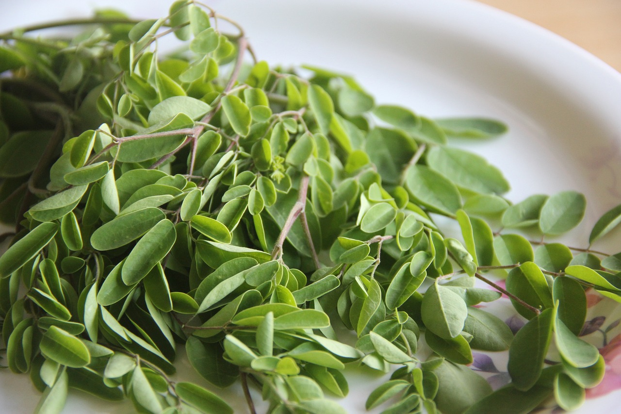 ¿Qué hace la moringa en el rostro?