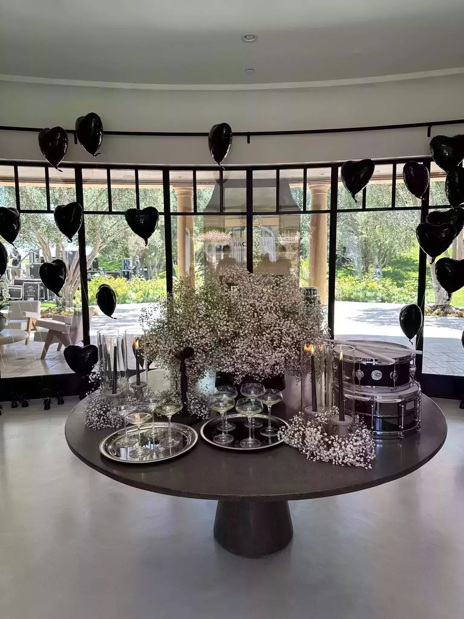 Kourtney Kardashian Barker and Travis Barker Gender Reveal Party