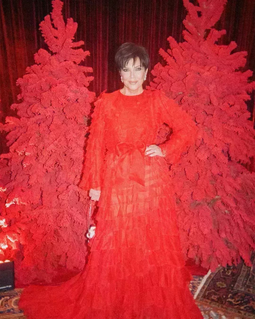 Kris Jenner at 2022 Christmas Eve Party