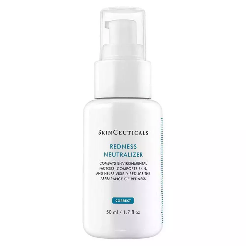 SkinCeuticals Redness Neutralizer in white pump bottle on white background