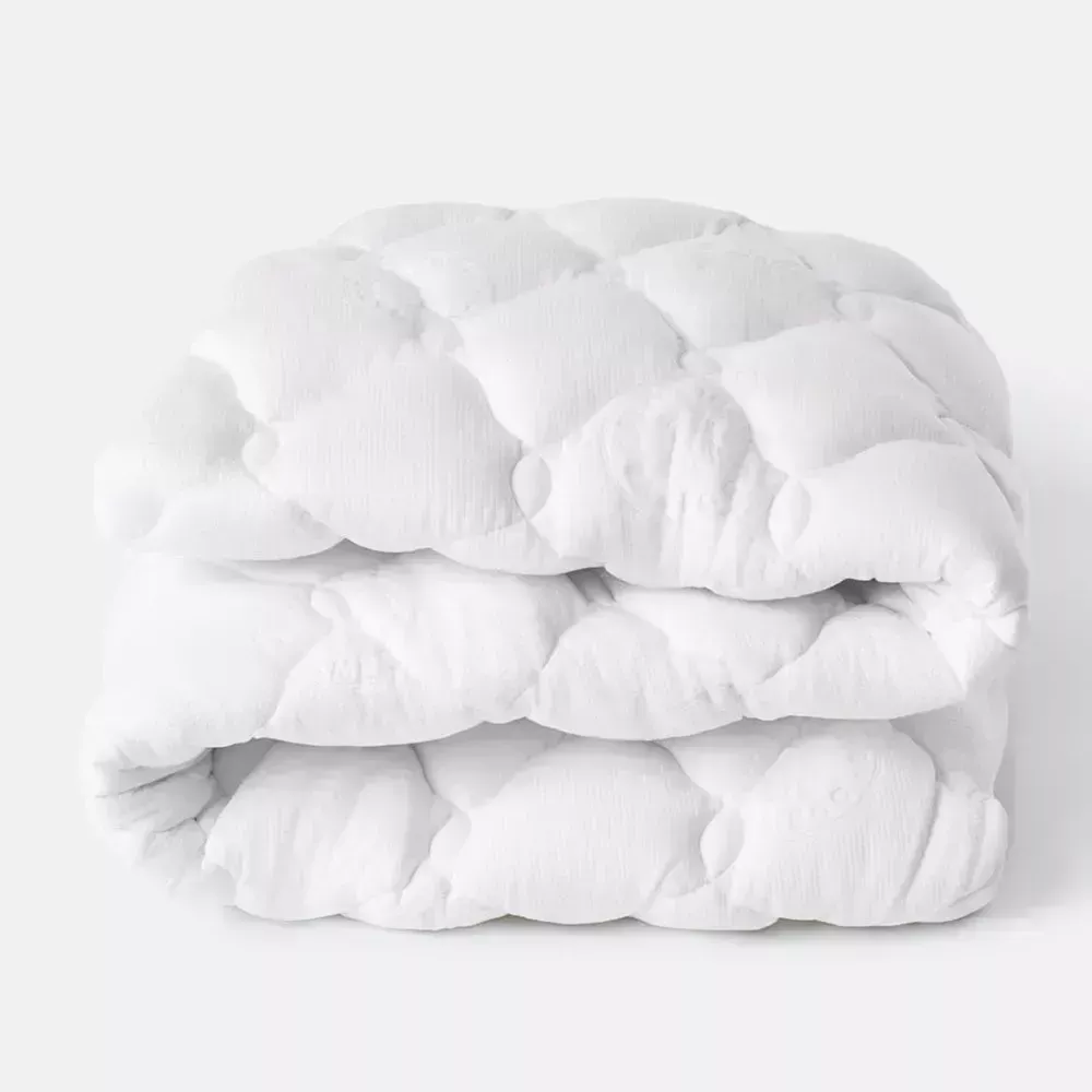 Helix Plush Mattress Topper on white background