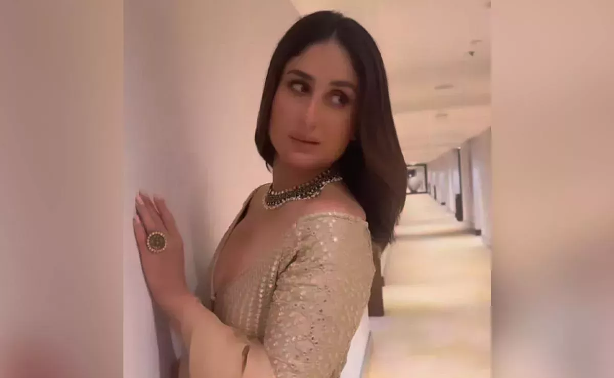 Con labios brillantes y pestañas difuminadas, Kareena Kapoor domina el maquillaje bronceado como nadie