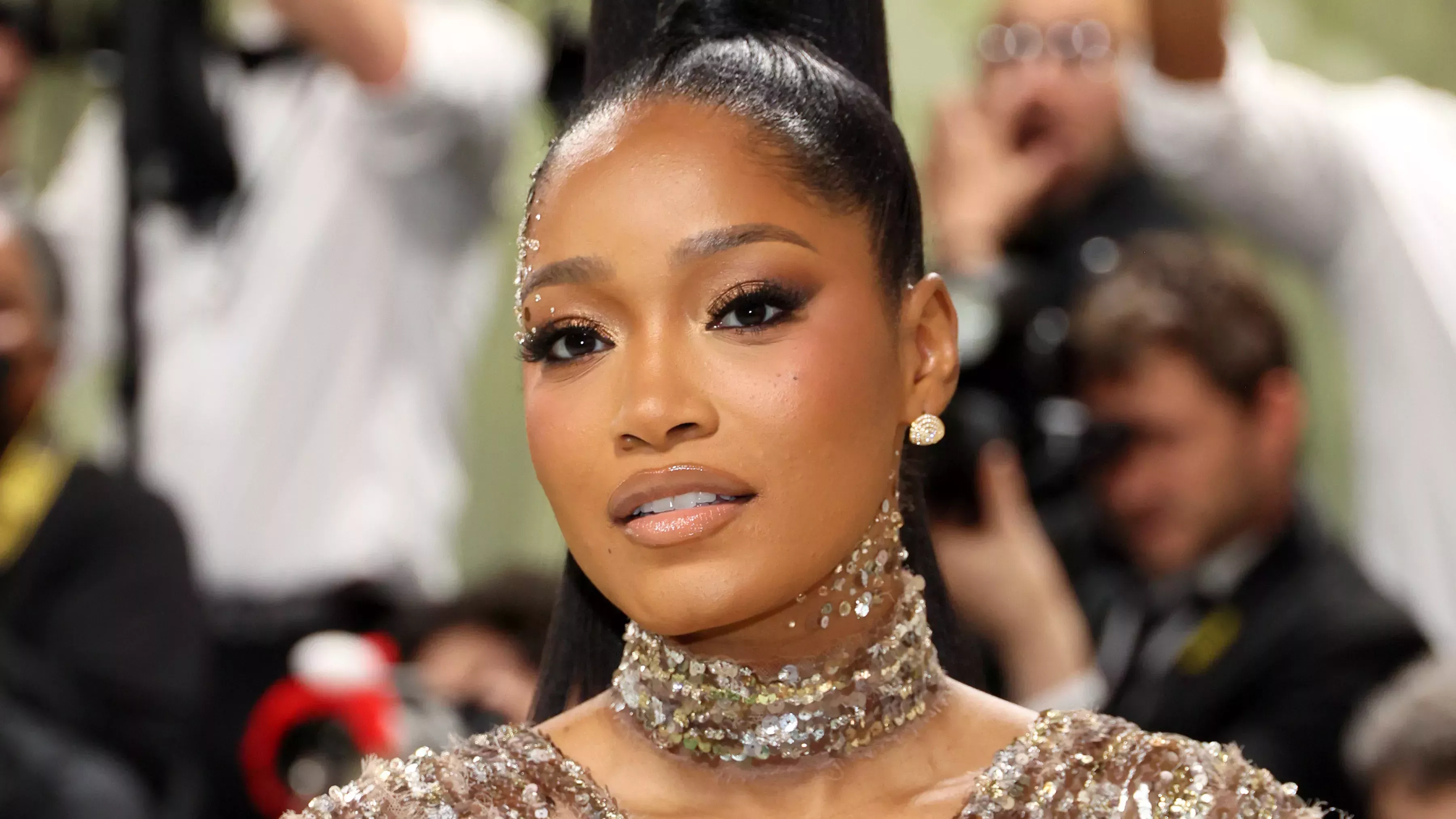 El peinado de Keke Palmer en la Gala del Met la hizo medio metro más alta