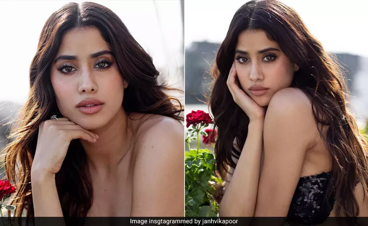 El maquillaje holográfico de Janhvi Kapoor se sumó a la belleza de la ciudad en su debut en la Semana de la Moda de París