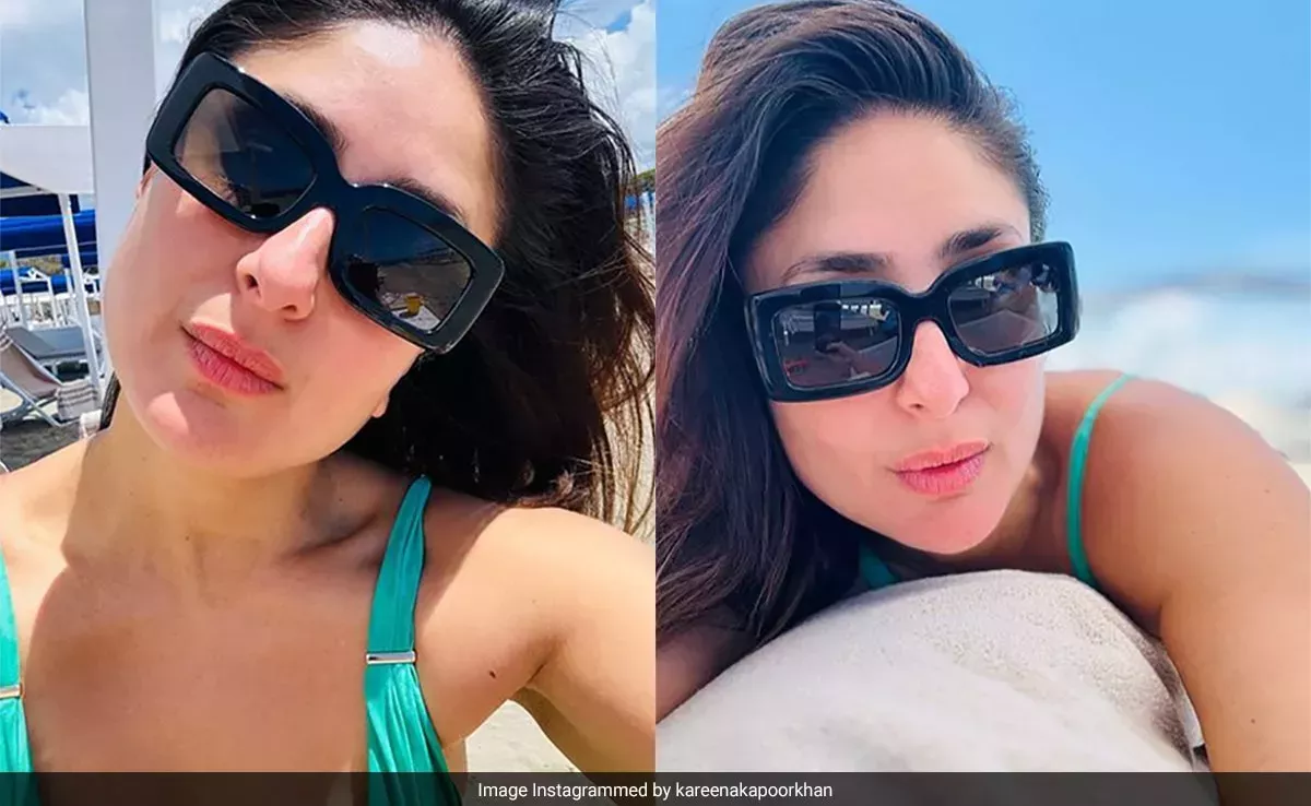 Las playas lucen un poco menos brillantes y un poco más rosadas con el selfie de belleza navideño de Kareena Kapoor