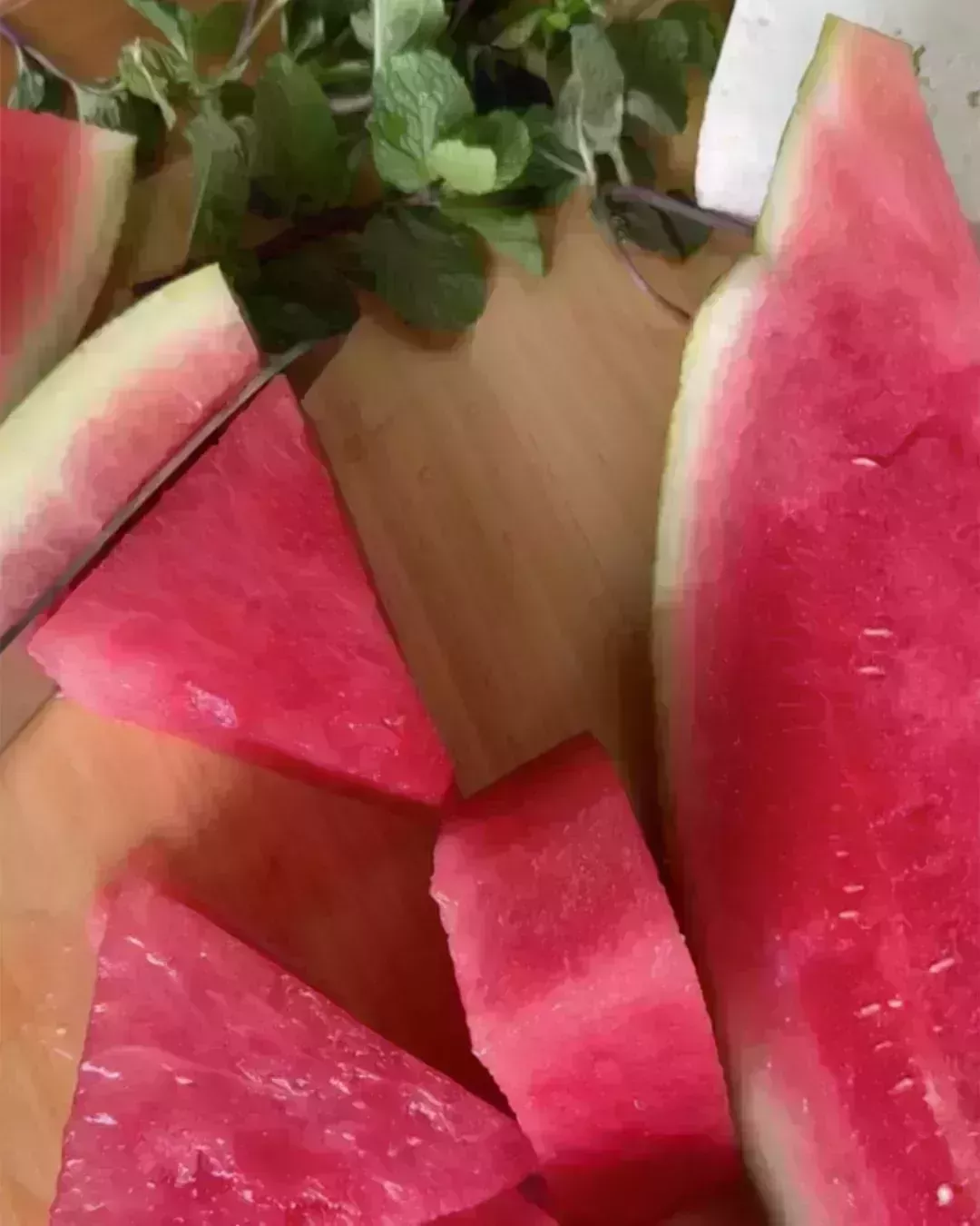 Watermelon, Mint, Feta Salad