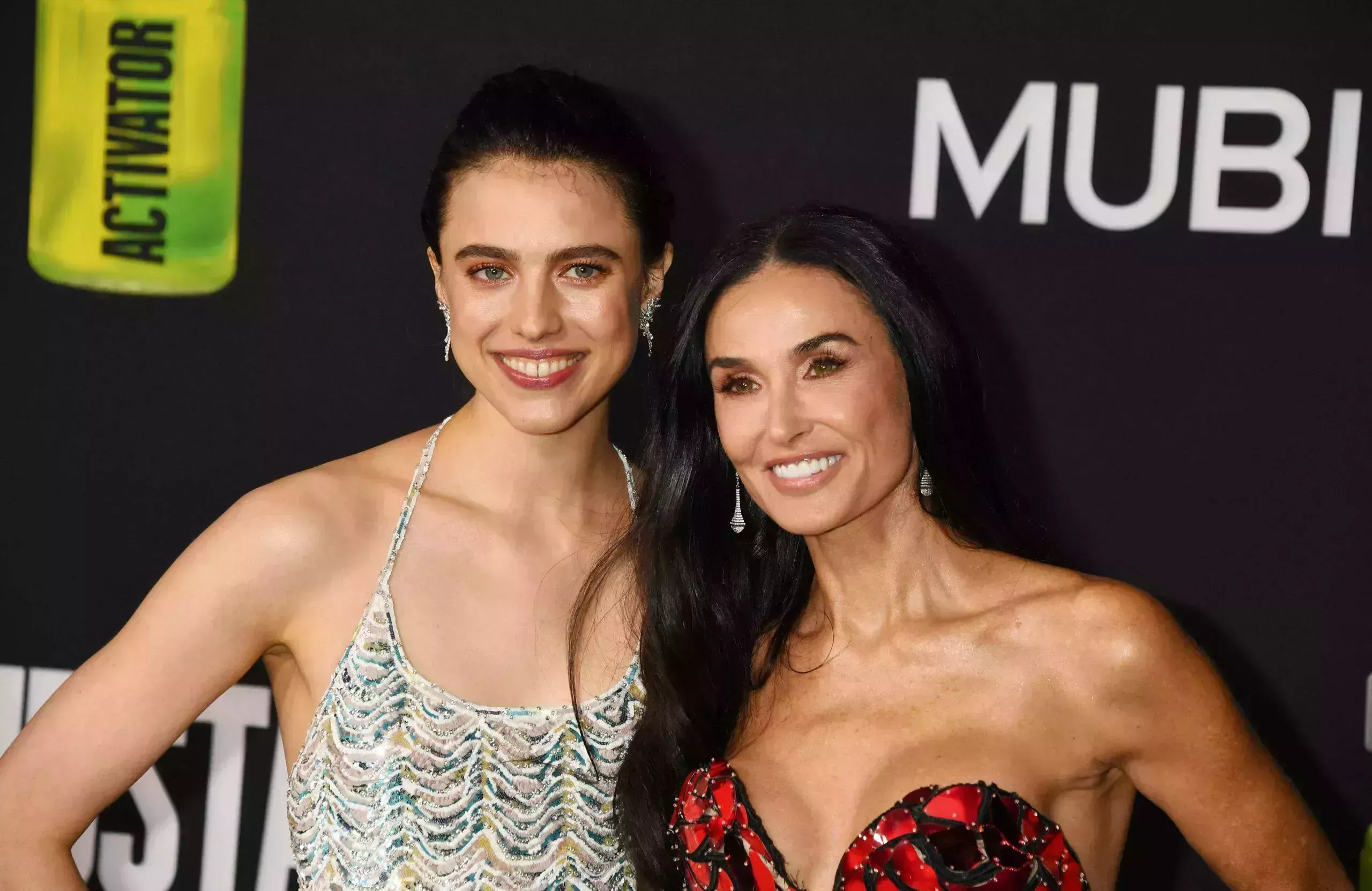 Margaret Qualley and Demi Moore