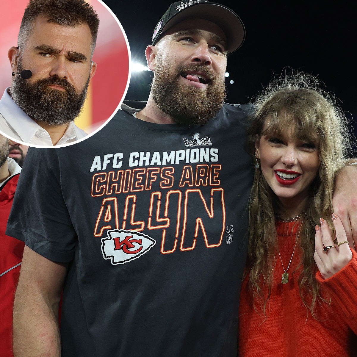 Jason Kelce replica a los críticos que dicen que el &quot;lento comienzo&quot; de Travis Kelce en los Chiefs se debe a Taylor Swift