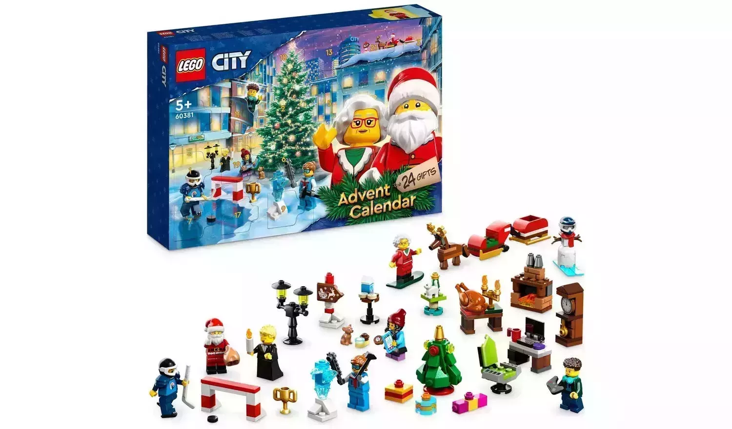 LEGO City Advent Calendar 2024 with 24 Christmas Gifts