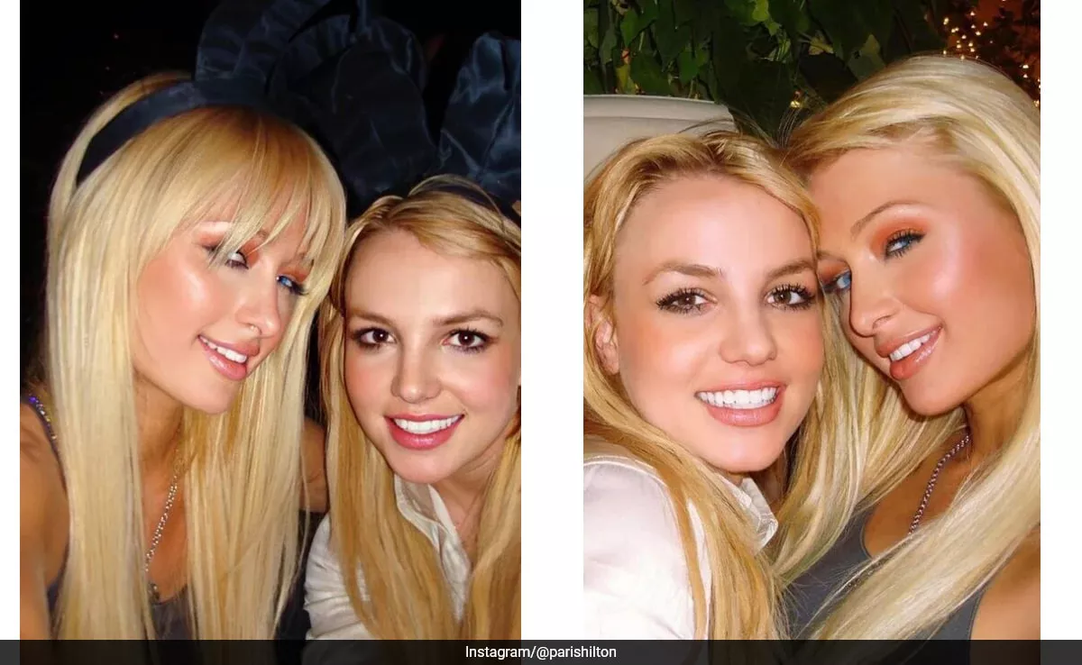 Las Selfies Retro de 18 Años de Britney Spears y Paris Hilton Muestran sus Brillantes Looks de Belleza Y2K