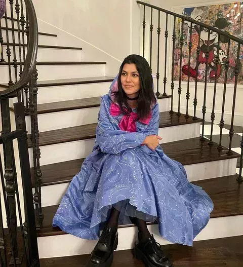 Kourtney Kardashian halloween fairy god mother